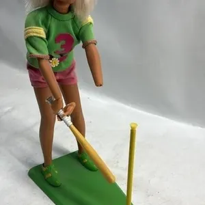 Vintage 1974 Kenner Dusty T-Ball Baseball Toy