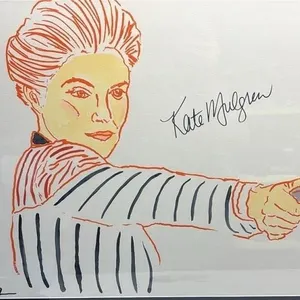 Star Trek Original Art Piece Kate Mulgrew