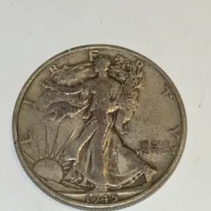 1945 Walking Liberty Half