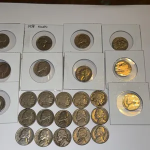 Mixed U.S. Nickel Collection Including Buffalo Nickels