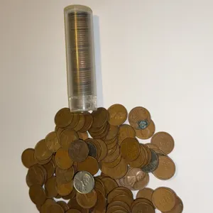 Lincoln Penny Coin Lot with Tube