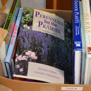 Variety of Books, Cookbooks, Herbs, Computer Books, Puzzles, Company's Coming, Oxford Dictionary, Indoor Plants, Perennial books