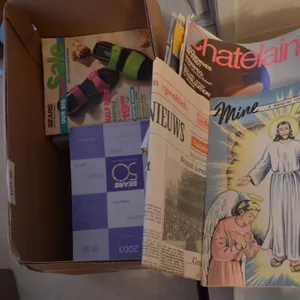 Old Sears Catalogues, Newspapers, etc.
