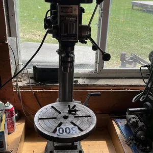 OFFSITE - 38” tall drill press. 16 speed, 5/8” chuck, Model # 3462108, in great working condition.