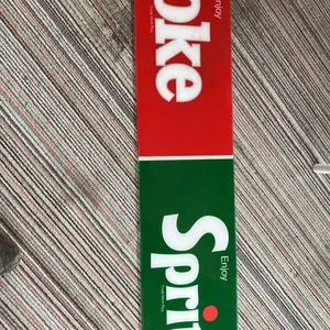 OFFSITE - Coke/Sprite sign. 14.5”x71.5”