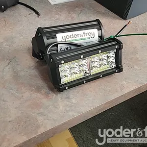 Unused 7" LED Light Bars, 12v-60v, 60W, Mounting Brackets (2 of) 