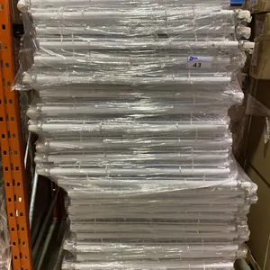 APPROX 12 WHITE MOBILE METAL ADJUSTABLE RETAIL PRODUCT DISPLAY BINS