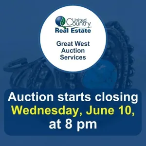 Auction begins to close Wed, June 10, at 8 pm