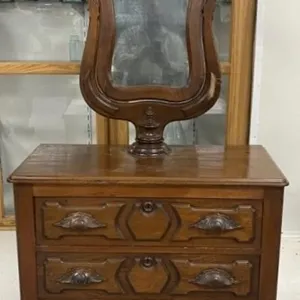 Walnut 3 Drawer Dresser
