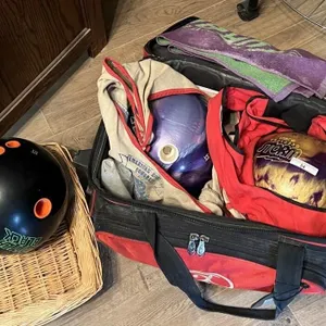 3 Bowling Balls & accessories