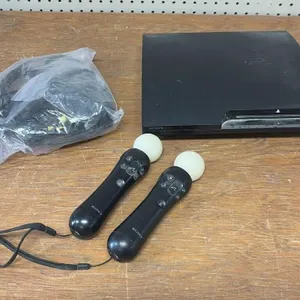 PS3 with Cords and Joysticks