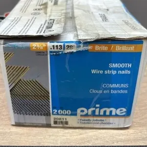 Unopened Box of 2-3/8� x .113 Smooth Wire Strip