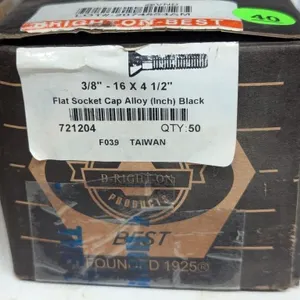 Quantity of 3/8� - 16 x 4.5� Flat Socket Cap
