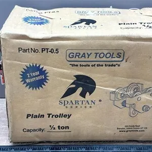 Gray Tools Plain Trolley Capacity: 1/2 Ton.