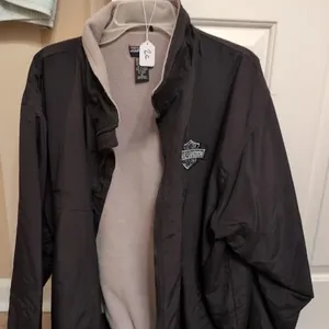 Coat with Harley Davidson patch xl