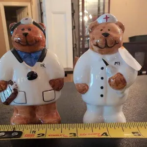 Bear nurse salt & pepper shakers