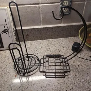 Banana hook and paper towel holder