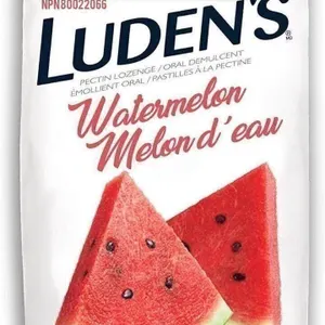 4x Luden's Throat Drops Watermelon, 25ct each pk