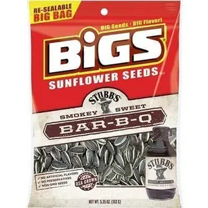 Bigs Smokey Tangy BBQ Sunflower Seeds, 5.35oz