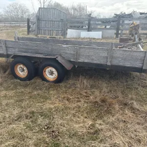 18 FOOT BUMPER HITCH TANDEM AXLE TRAILER