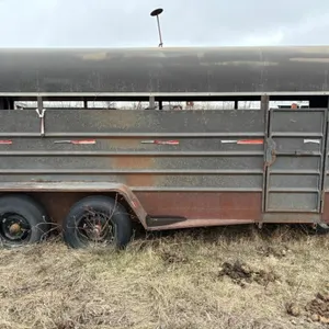 1987 STOCK TRAILER 18 FOOT