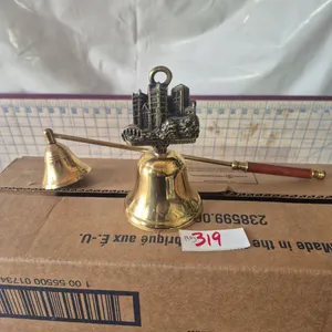 Vintage Durham England cathedral, bell souvenir and candle snuffer