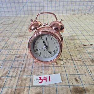 Copper battery operator alarm clock