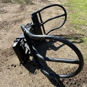 2018 HLA Hydraulic Skid Steer Bale Hugger Attachment