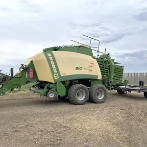 2015 KRONE Big Pack 4X4 High Speed Large Square Baler, 11,136 Bales, Shedded