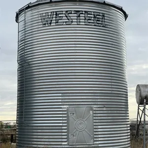 WESTEEL ±4300 Bushel 5 Ring X 18 Ft. Flat Bottom Grain Bin w/ Wood Floor