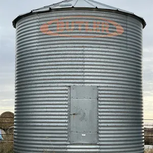 BUTLER ±1850 Bushel 4 Ring X 14 Ft. Flat Bottom Grain Bin w/ Wood Floor