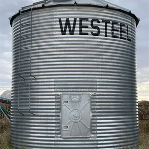 WESTEEL ±2400 Bushel 4 Ring X 15 Ft. Flat Bottom Grain Bin w/ Wood Floor