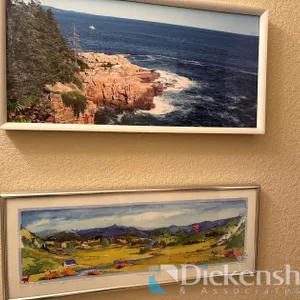 FRAMED BATHROOM DECOR, QTY (4)