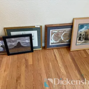 COLLECTION OF FRAMED ART, QTY (5)