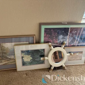 VARIETY OF FRAMED NATURE ARTWORK, QTY (5)
