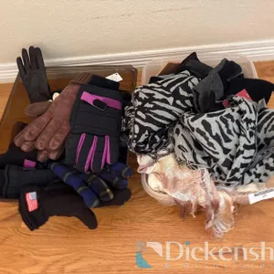 WOMENS SCARVES AND GLOVES