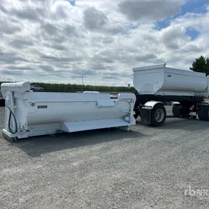 1998 Reliance T/A Turntable Transfer Trailer w/ Truck Dump Body