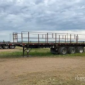 2009 Lode King 45 ft Tri/A Flatbed Oilfield Trailer