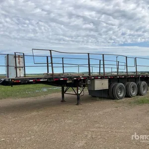 2013 Lode King 40 ft Tri/A Flatbed Oilfield Trailer