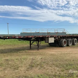 2011 Lode King 44 ft Tri/A Flatbed Oilfield Trailer