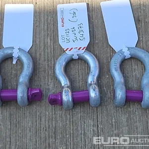 Unused 12 Ton Screw Pin Lifting Shackle (3 of) 