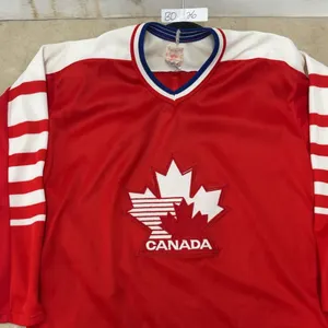 Vintage Team Canada CCM Olympic Hockey Jersey, 1984/1988, Men's Medium