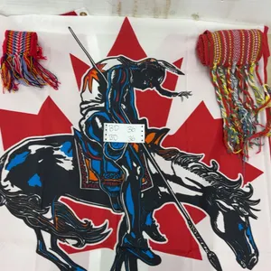 First Nations Canadian Flag, 2 Métis Sashes