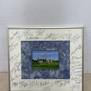 NHL Hall of Famers Autographs Framed Photo: Signed by Hawerchuk, Hull, Bower, and More