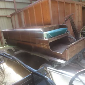 Custom-Built Horse-Drawn People Hauler, 12 ft., 10 Passenger + 2 Up Front with Suspension, Bench