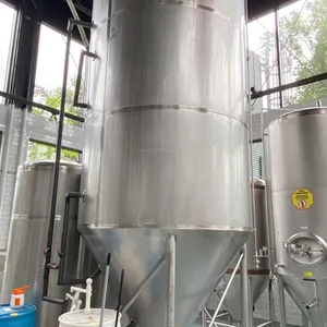 RIPLEY STAINLESS COMMERCIAL 120HLFV JACKETED FERMENTATION VESSEL WITH 12000L CAPACITY