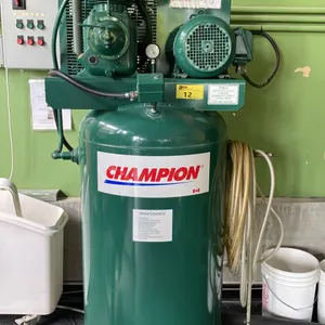 CHAMPION 80, 200 PSI GALLON VERTICAL AIR COMPRESSOR WITH NEMA PREMIUM AEHH8N 5HP MOTOR