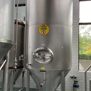 RIPLEY STAINLESS COMMERCIAL 40HLF JACKETED FERMENTATION VESSEL WITH 4000L CAPACITY
