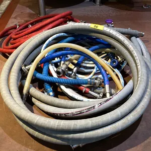 GROUP OF ASSORTED COMMERCIAL BREWERY HOSE/LINES