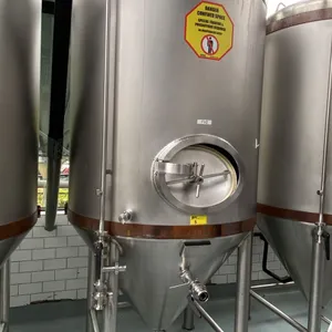 RIPLEY STAINLESS COMMERCIAL 18HLFV JACKETED FERMENTATION VESSEL WITH 1800L CAPACITY